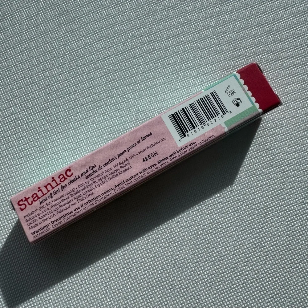 NWT theBalm Stainiac Lip And Cheek Stain - Drama Queen